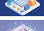 design isometric illustrations for websites, saas pitch deck, mobile app